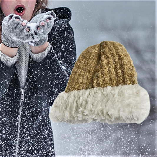 Cappello in Misto Lana Bicolore  Eleganza e Comfort per un Inverno Caldo