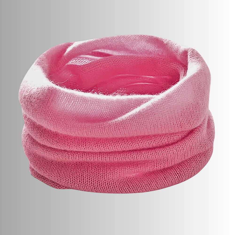 Calentador de cuello 100 % cachemira pura: lujo esencial en color liso 