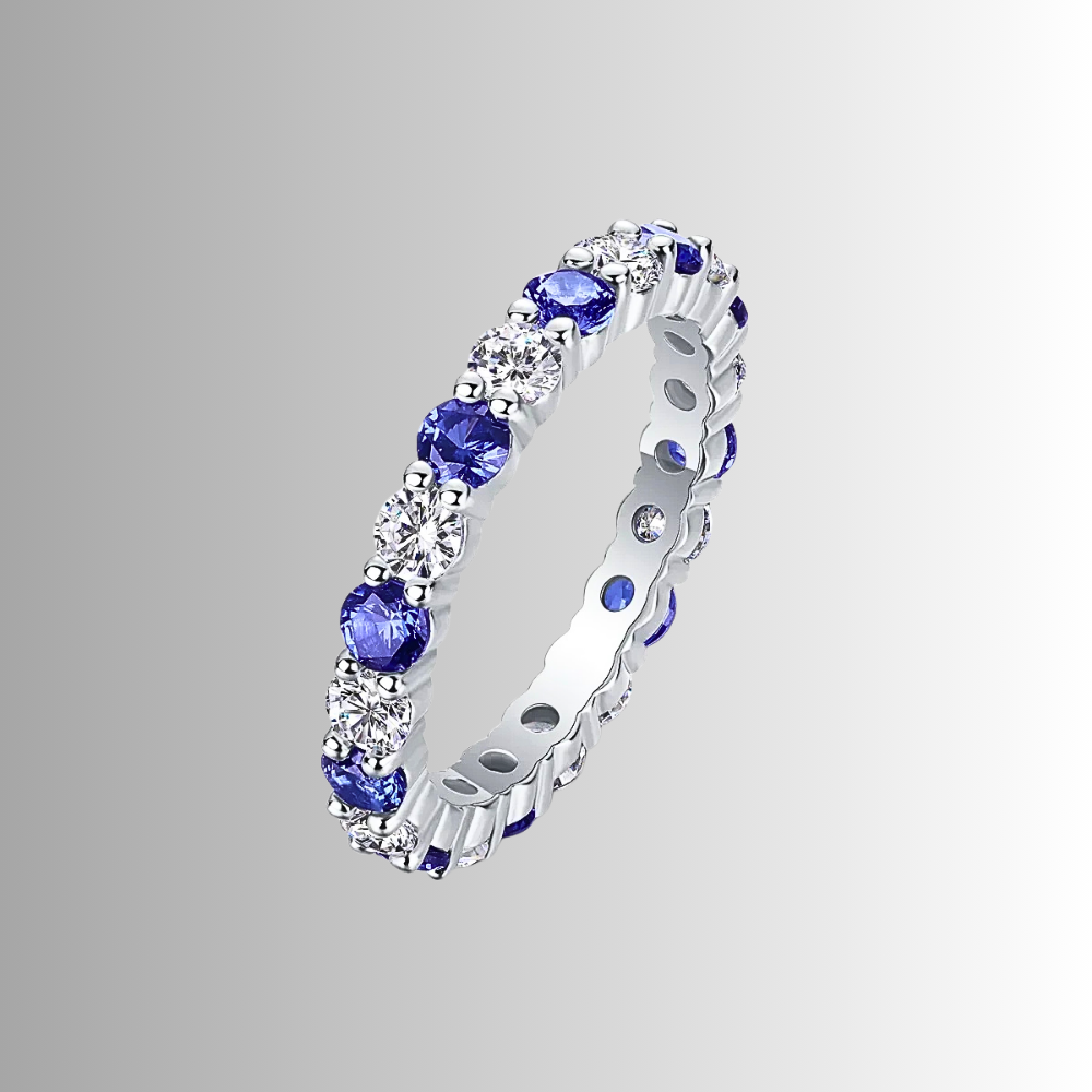 Eternity con Moissaniti Bicolore da mm 3,00