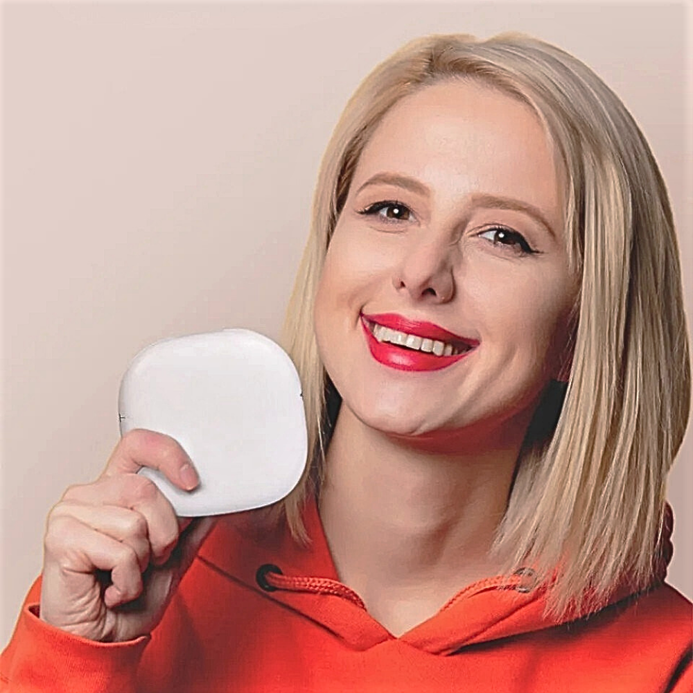 Mini Specchio Make Up con Ingrandimento e Illuminazione