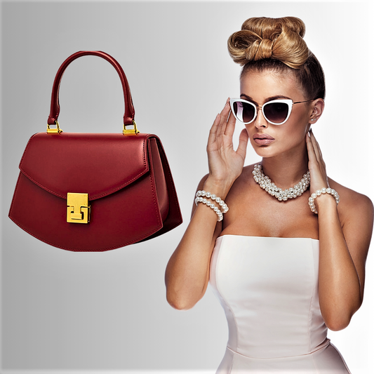 Mini Bolso en Piel Genuina Obra Maestra de Elegancia y Clase 