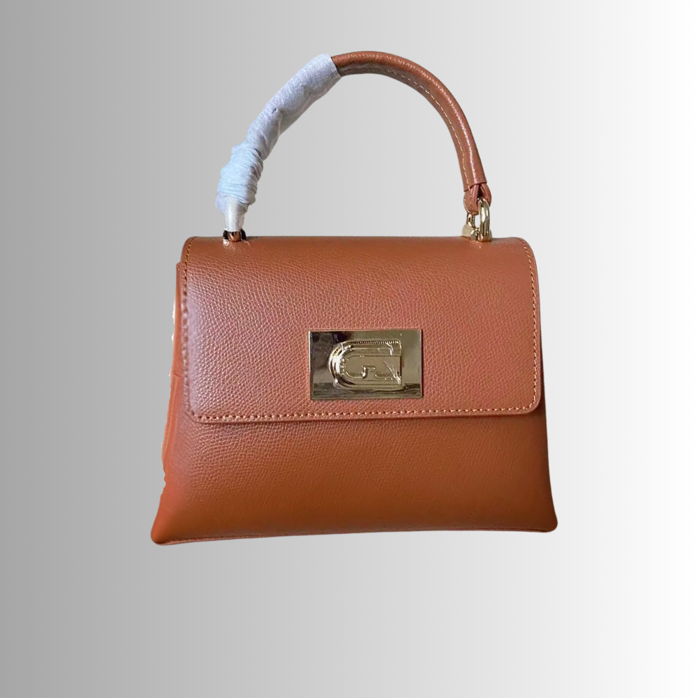 Mini Borsa in "Fiore" di Pelle di Vitellino: Innamorati del Vero Lusso