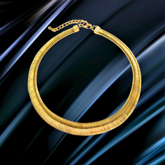 Collar "Gas Pipe Scaling": diseño de lujo y espiral