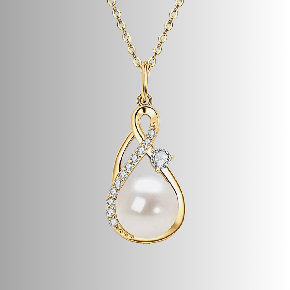 Collane a Goccia con Moissaniti e Perle Naturali