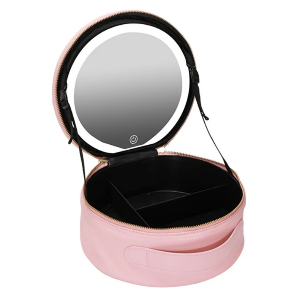 Borsa Make Up da Viaggio con Specchio Illuminato e Power Bank