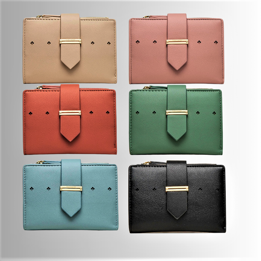 Mini Billetera Compacta, Colorida y Chic
