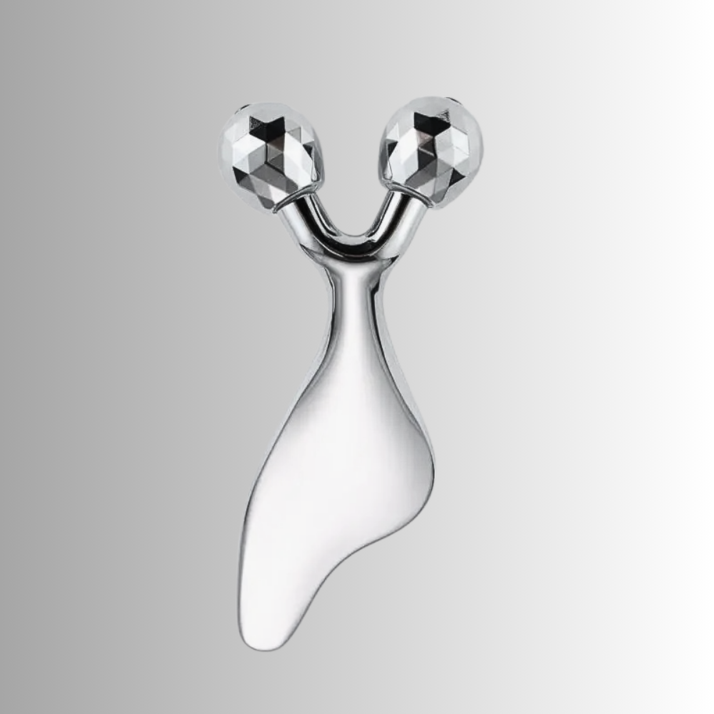 Piastre Gua Sha e Rulli per Massaggio Rassodante al Viso