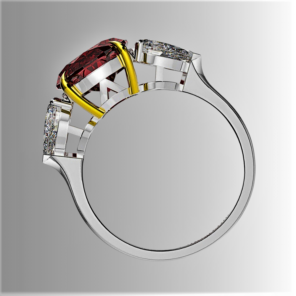 Three Stone Ring A Splendid Source of Light to Enhance Your Class