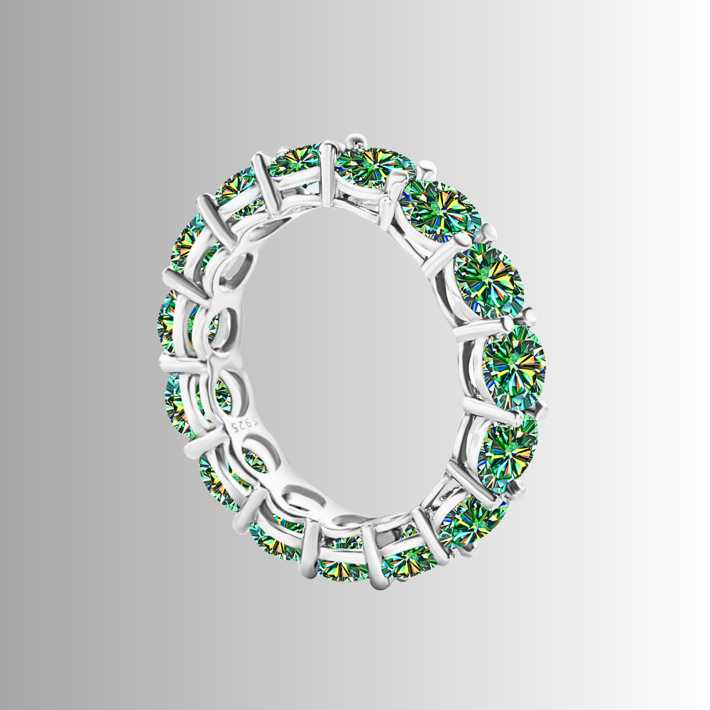 Eternity con Moissaniti Colorate per ct 7,00