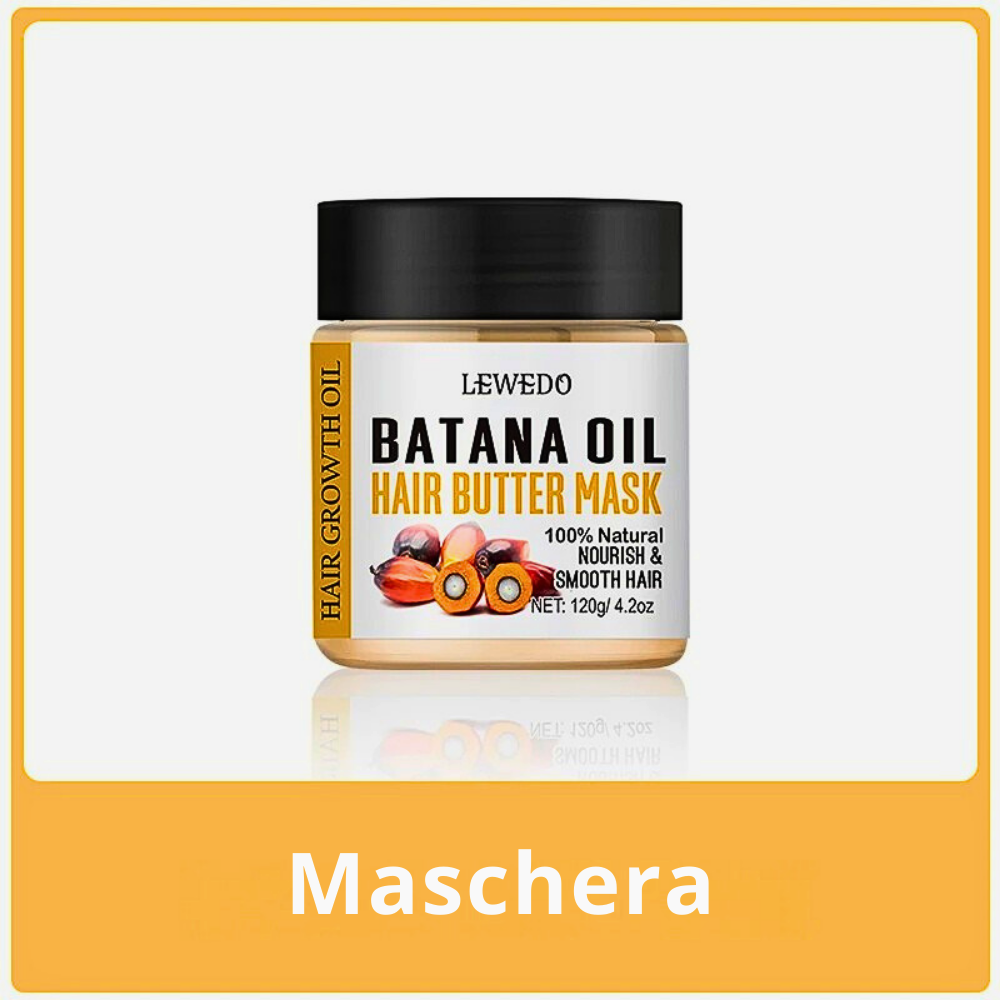 Kit Curativo per Capelli all'Olio di Batana, Rosmarino e Ricino