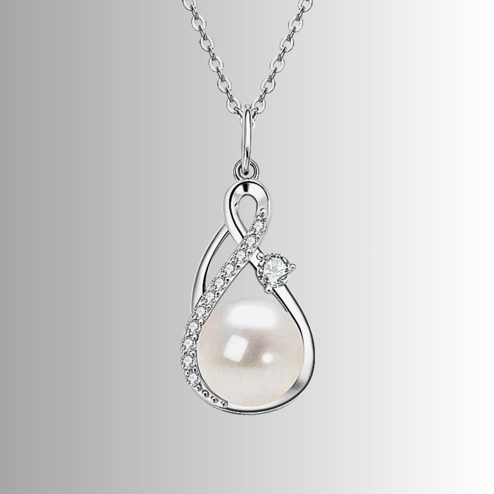 Collane a Goccia con Moissaniti e Perle Naturali