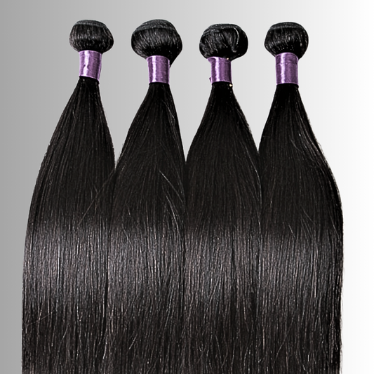 Extension di Capelli Neri Veri