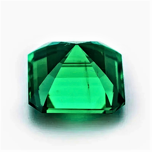 Smeraldo Colombiano Lab Grown Taglio Asscher Certificato
