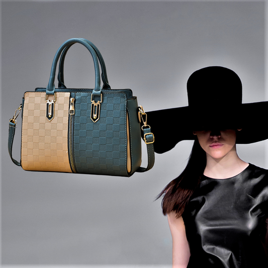 Bolso elegante de dos tonos 