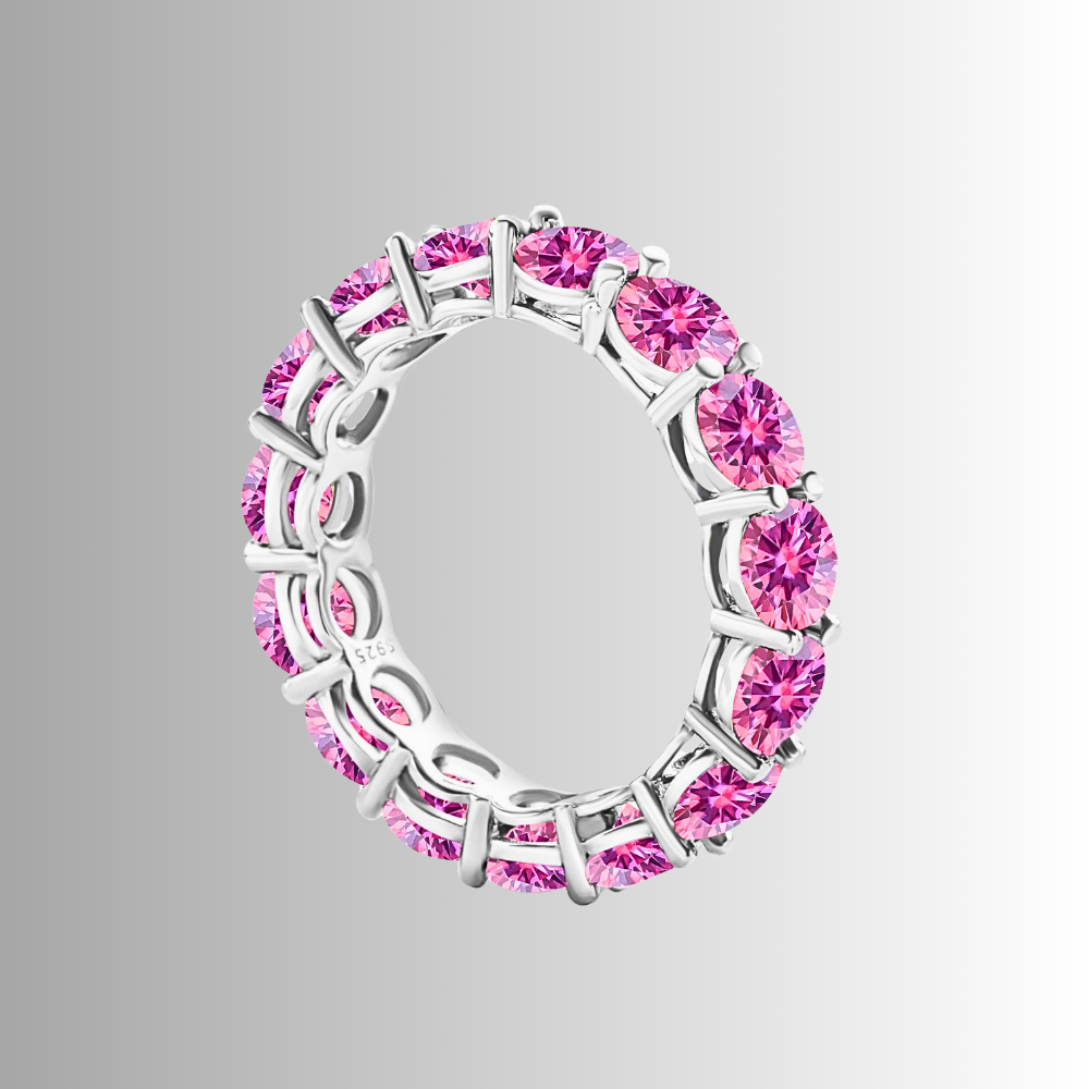 Eternity con Moissaniti Colorate per ct 7,00