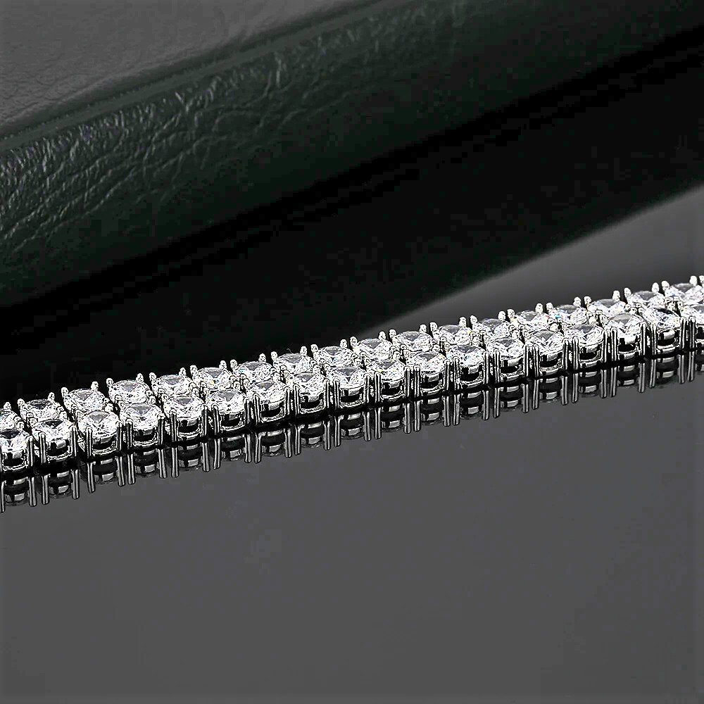 Bracciale a 2 File di Moissaniti