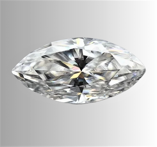 Moissanite Taglio Marquise D Color VVS1/2 Certificata