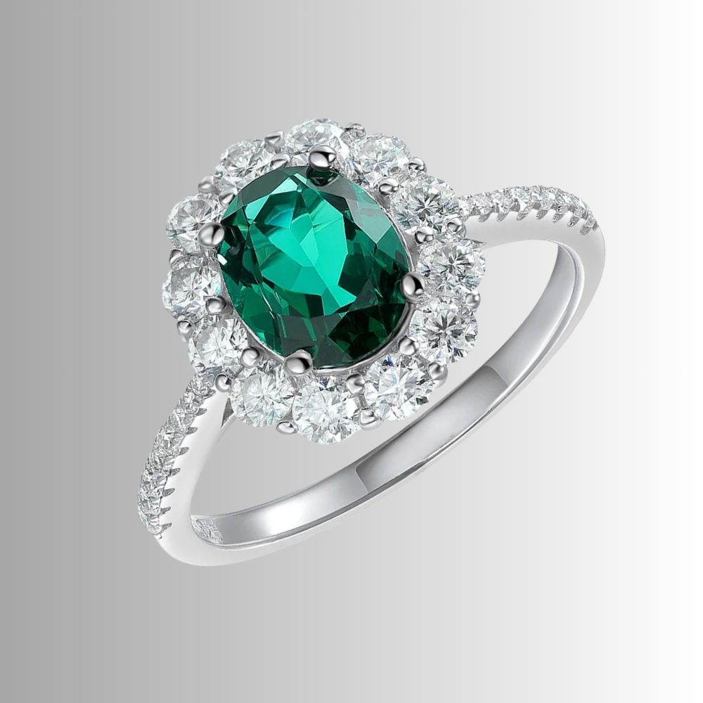 Mini Collezione di Anelli con Gemme Premium e Moissaniti D Color