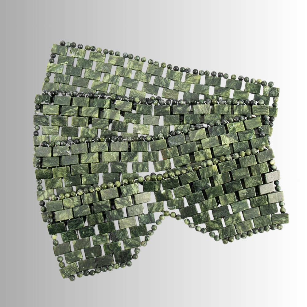 Maschera per Occhi in Giada Naturale per Trattamento Caldo/Freddo