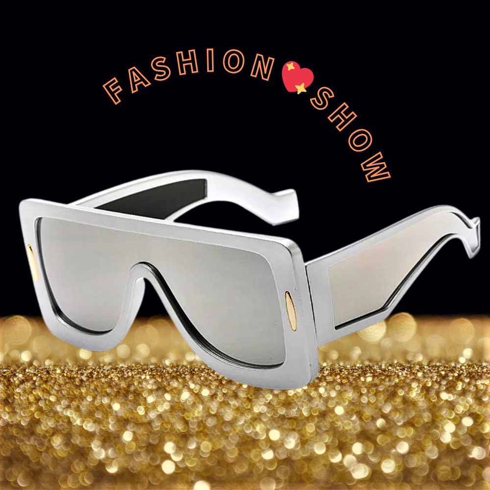 Gafas de sol "Avant-Garde" con montura de moda de gran tamaño
