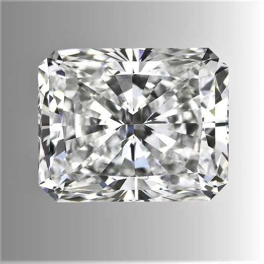 Moissanite D Color VVS1 Taglio Radiant Certificata