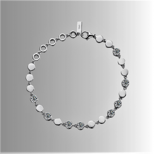 Bracciale Fantasia con Moissaniti per Ct 3,20