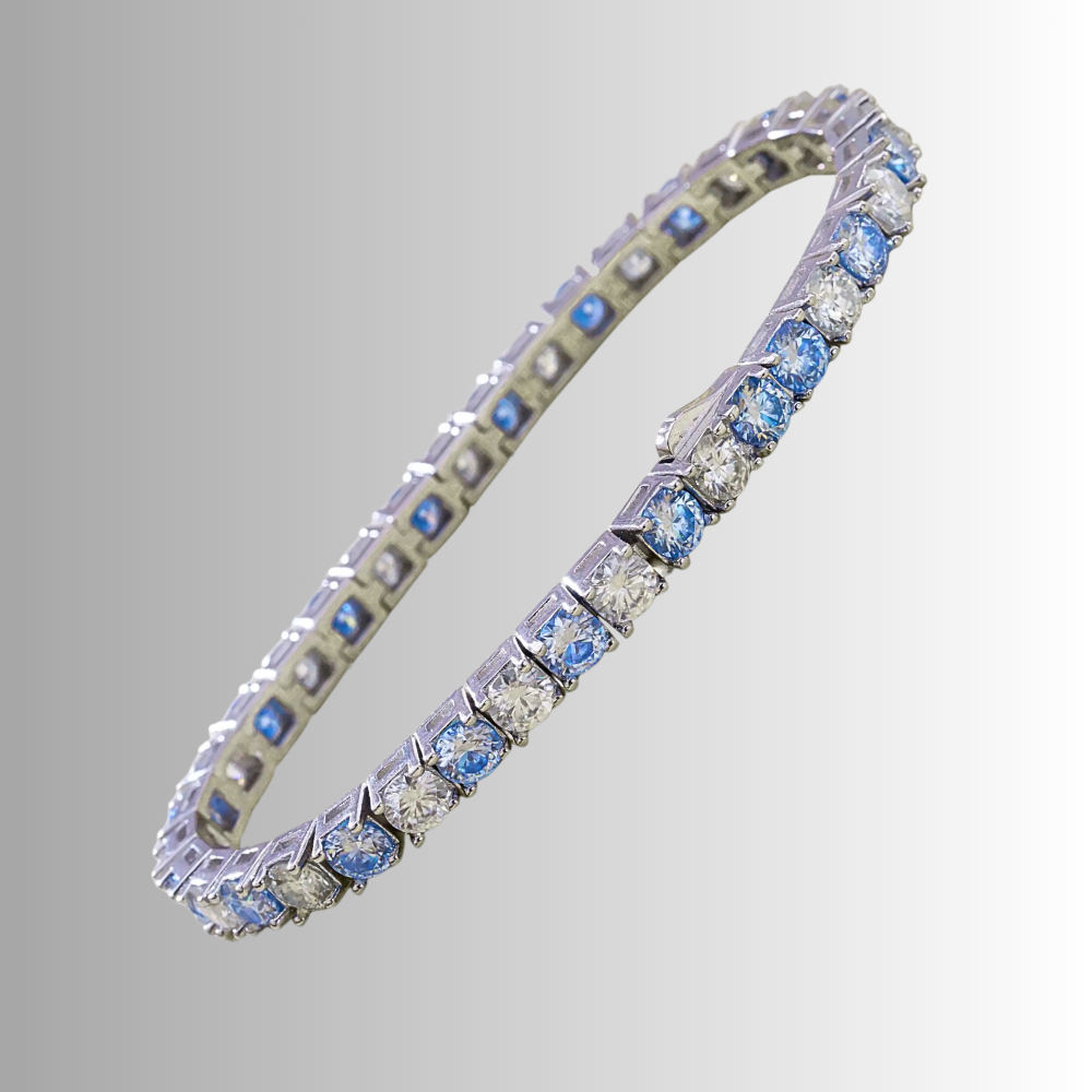 Collezione di Bracciali Tennis con Moissaniti in Vari Colori