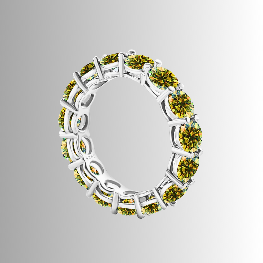 Eternity con Moissaniti Colorate per ct 7,00