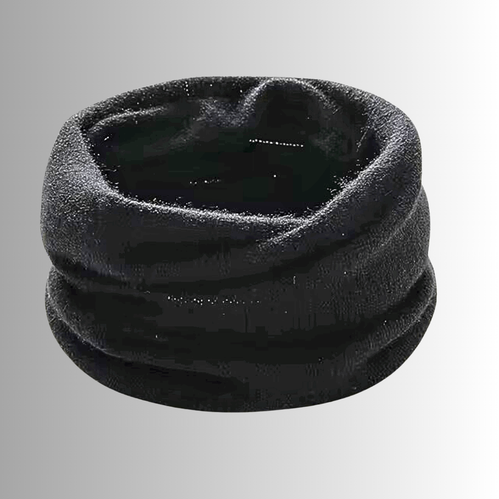 Calentador de cuello 100 % cachemira pura: lujo esencial en color liso 