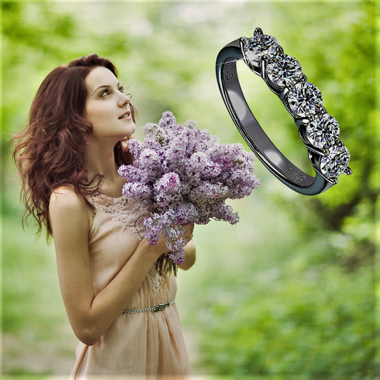 Anillo de cinco luces: símbolo de amor y estabilidad