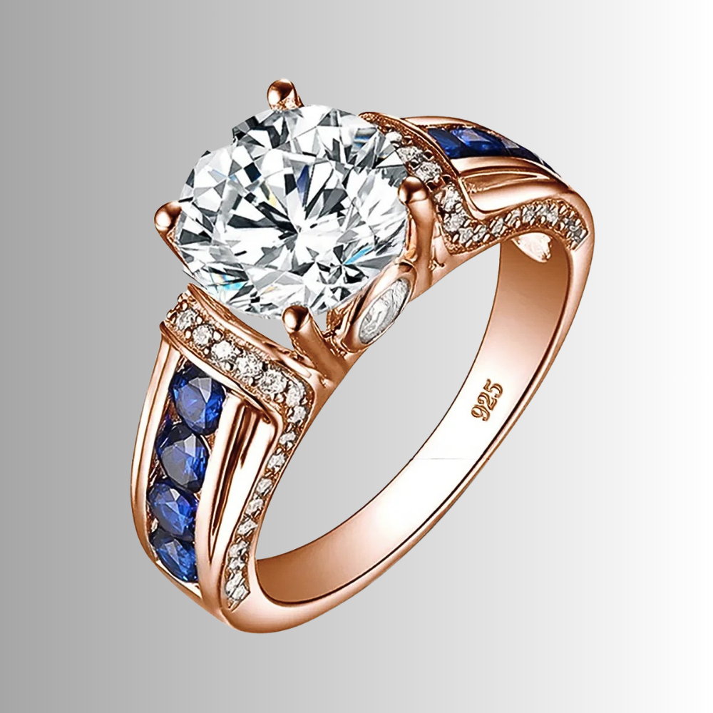 Fascia in Moissaniti con pietra centrale da ct 2,00