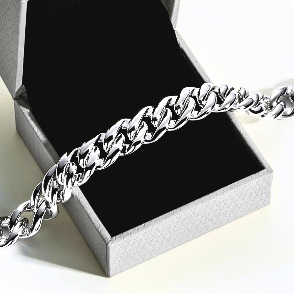 Bracciale e Collana a Maglia Groumette con Moissaniti