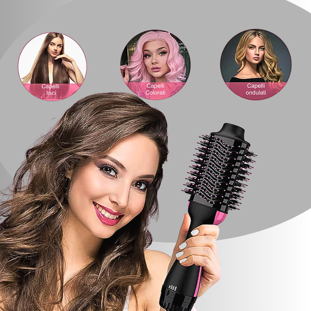 Spazzola Asciugacapelli Professionale 4 in 1