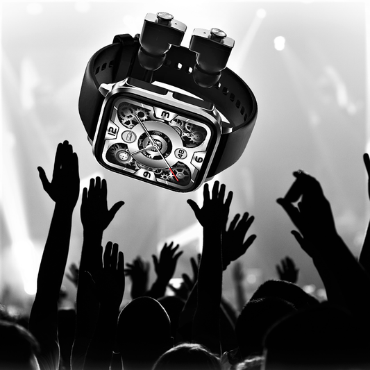Reloj inteligente 2 en 1 con auriculares TWS integrados y funciones deportivas