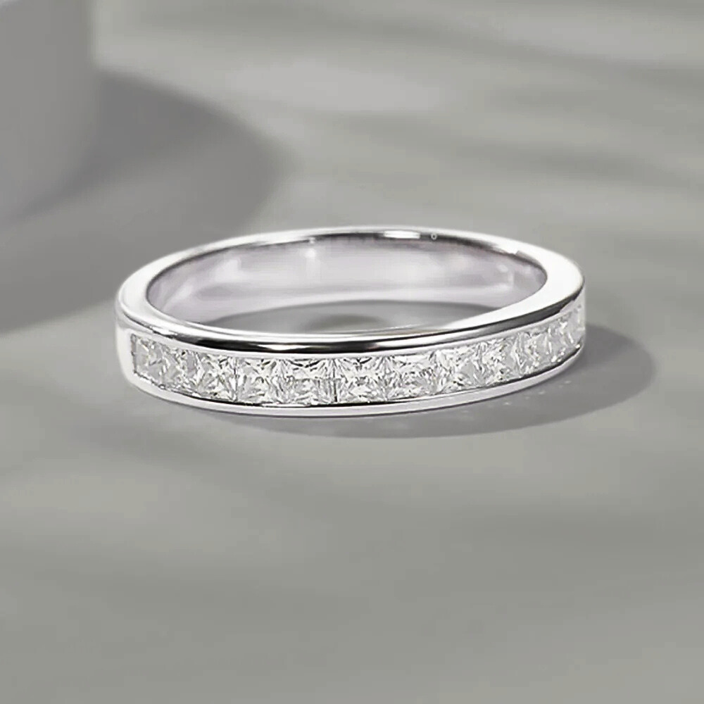 Mini Collezione di Fedine con Moissaniti Taglio Princess