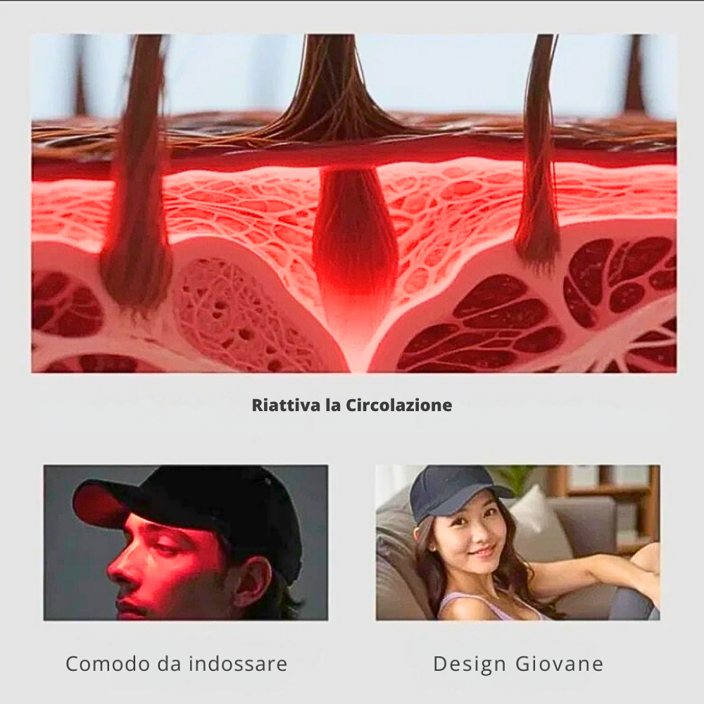 Dispositivo Professionale di Ricrescita con Tecnologia LLLT