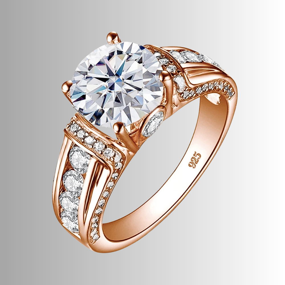 Fascia in Moissaniti con pietra centrale da ct 2,00