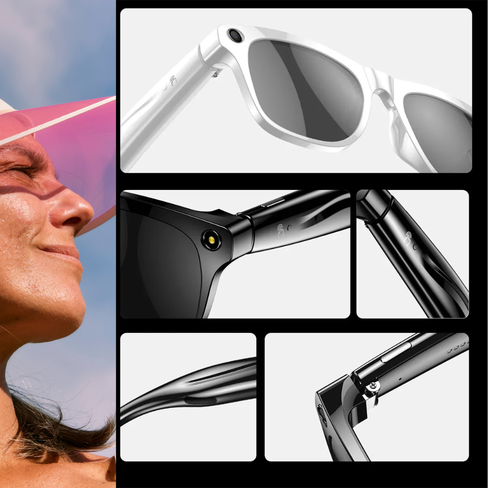 Occhiali Smart con Fotocamera Ultra HD da 100Mp e Intelligenza Artificiale