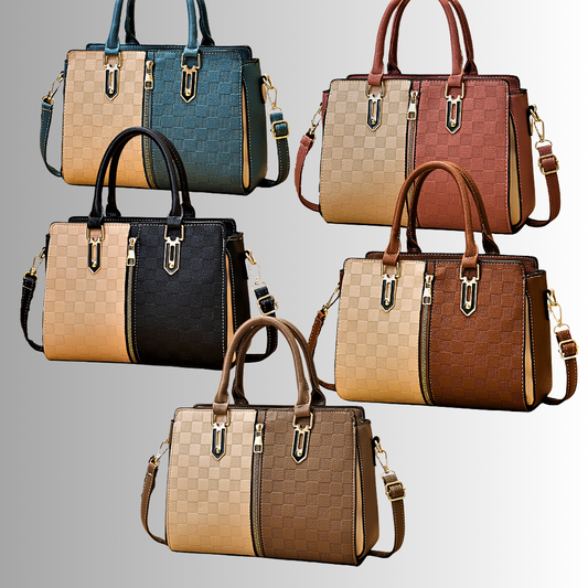 Bolso elegante de dos tonos 