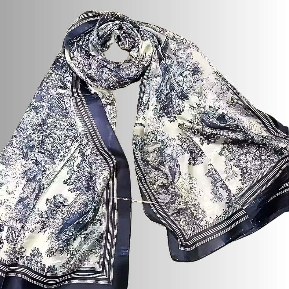 Foulard in Seta di Gelso con Stampe Floreali