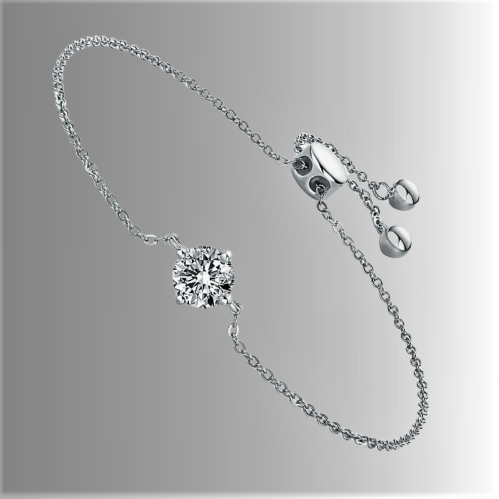 Bracciale Punto Luce con Moissanite D color da ct 1.00