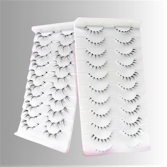 Set di 10 Paia di Extension Ciglia Inferiori