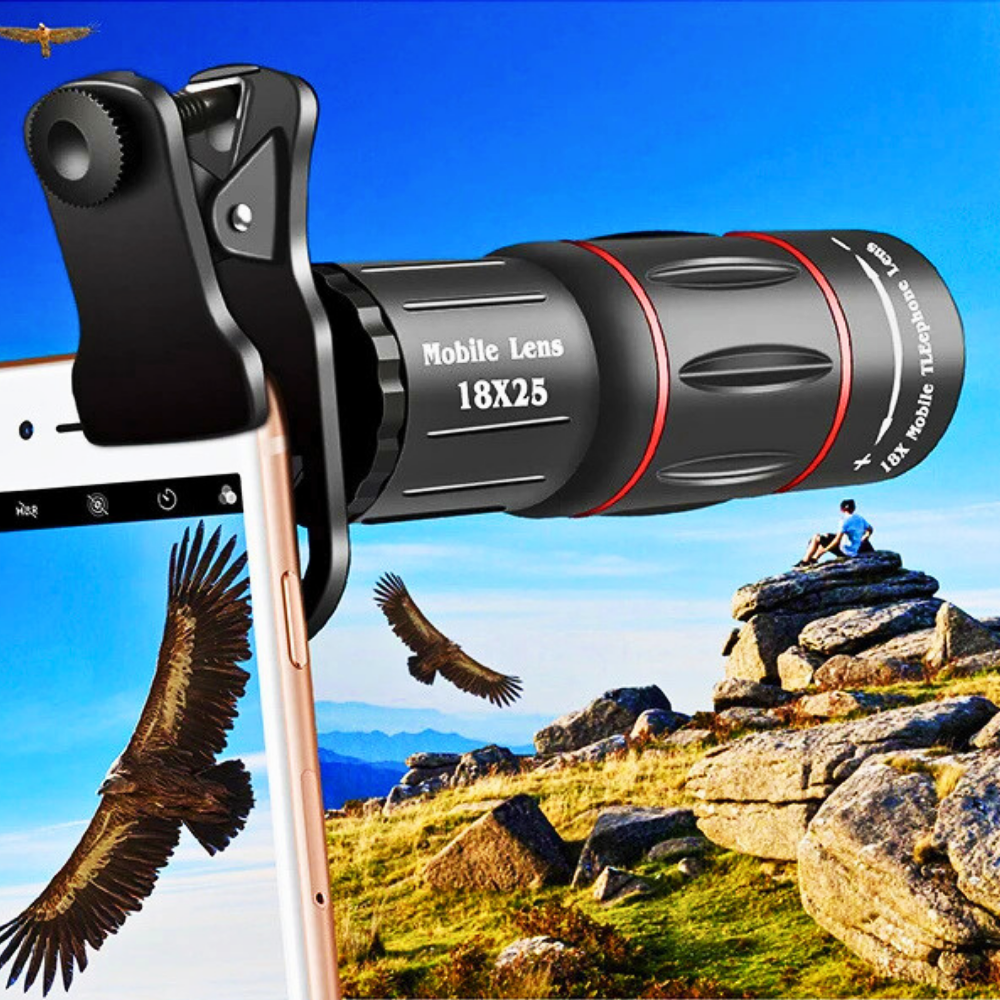 Teleobiettivo Professionale per Smartphone con Zoom Ottico fino a 64X