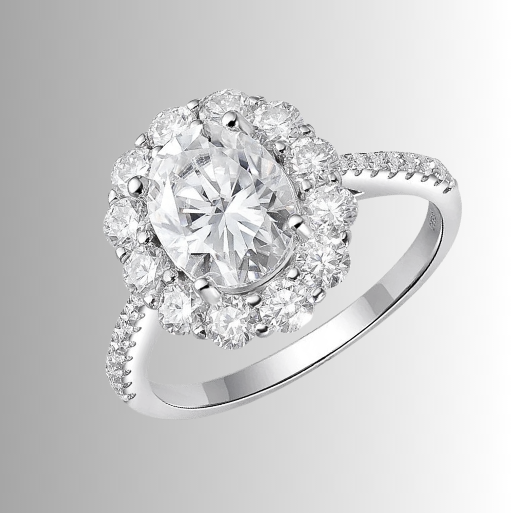 Mini Collezione di Anelli con Gemme Premium e Moissaniti D Color