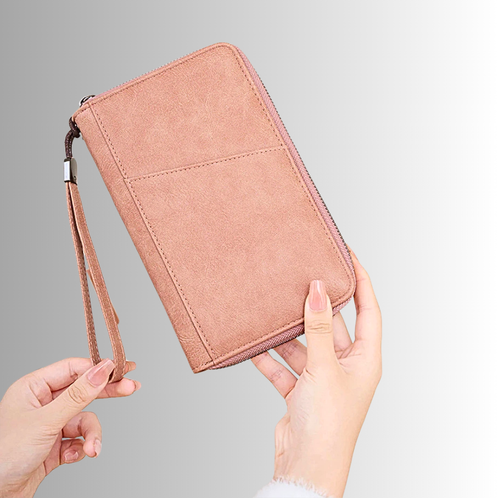 Organizer da Viaggio con Schermatura Anticlonazione