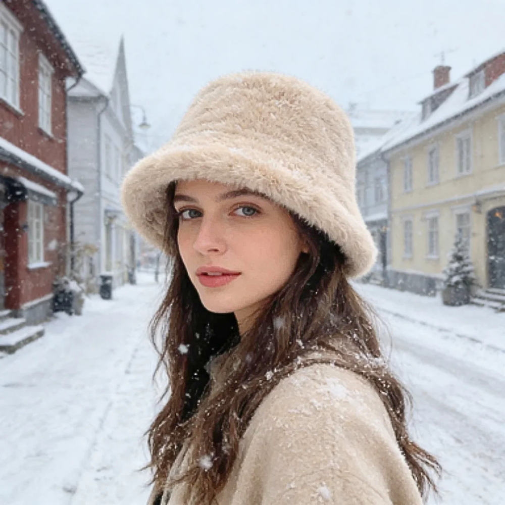 Cappello in Pelliccia Sintetica