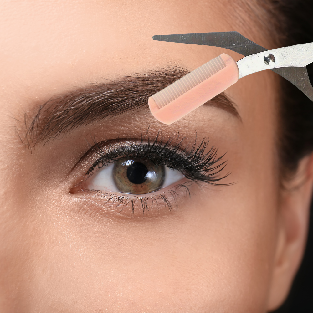 Forbici per Sopracciglia con pettine incorporato