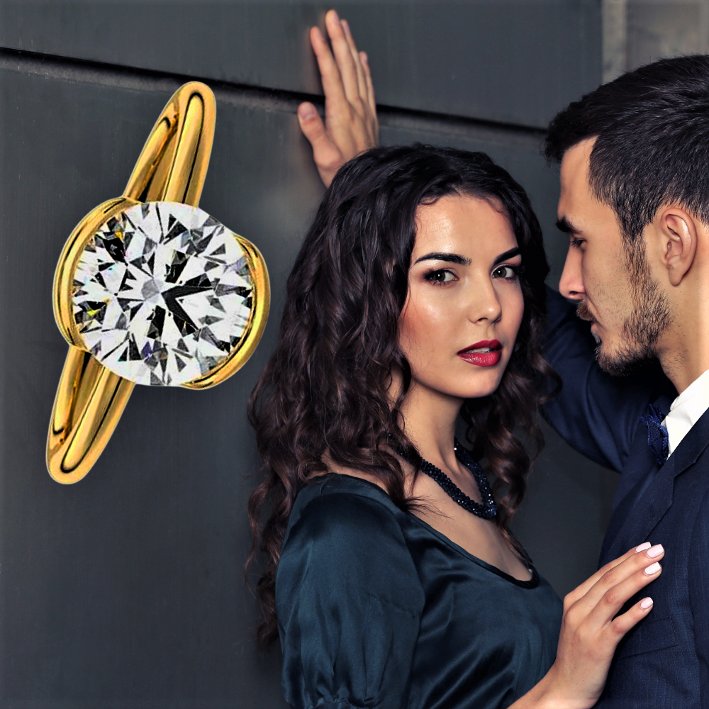 Solitaire "Light On": Timeless Splendor 