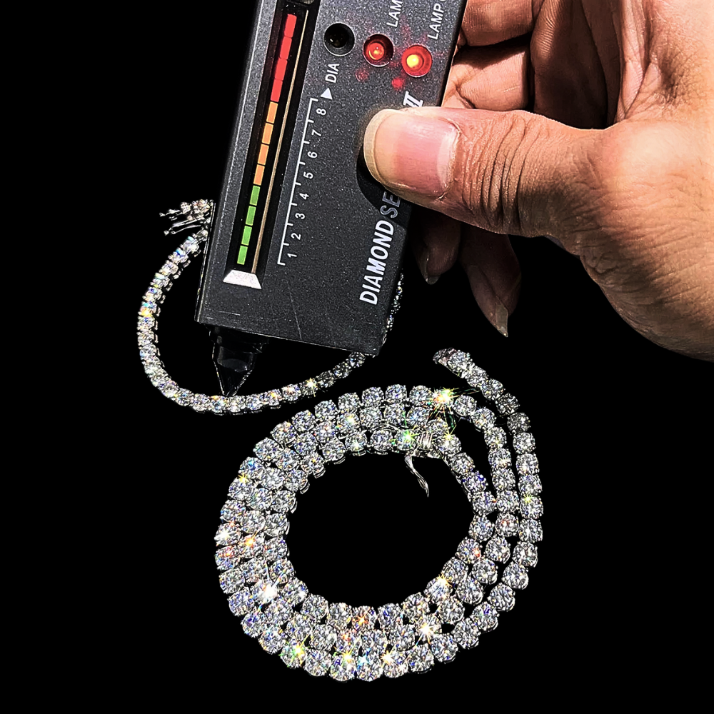 Bracciale e Collana Tennis con Moissaniti da 3/4/5 mm