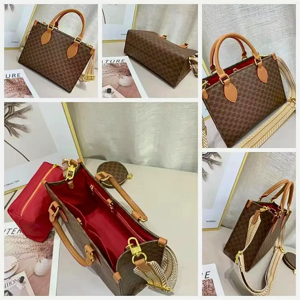 Borsa Tote in Fiore di Vitellino